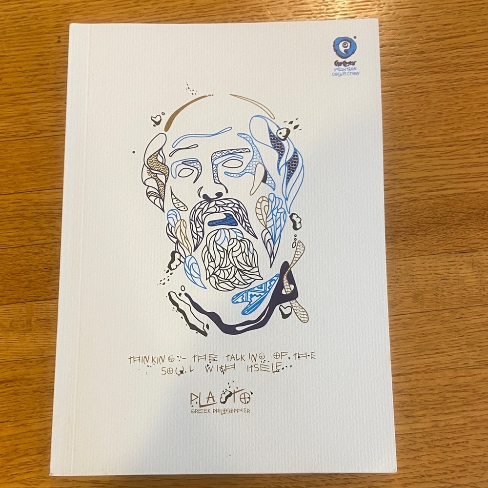 Journal. Unlined Plato Greece Unlined.